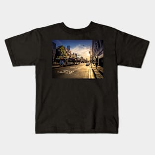 Flinders St Station at Sunset Kids T-Shirt